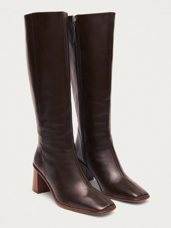 Alohas Shoes - NWT Alohas EAST COFFEE BROWN LEATHER BOOTS size 37